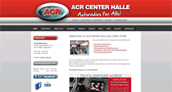 Desktop Screenshot of acr-halle.de
